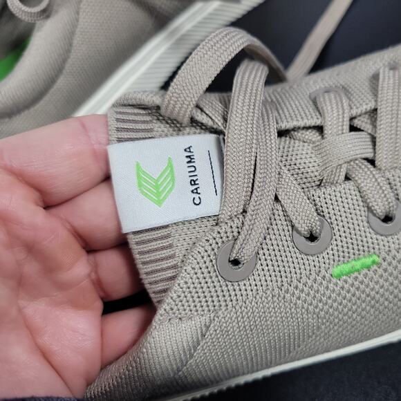 Womens Cariuma Sneaker Size 10 IBI Sand Knit Sneaker Low Excellent Condition - Picture 6 of 11